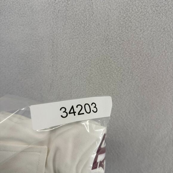 Texas A&M Shirt men's Medium White A&M University Performance Knit Button NEW - Picture 11 of 11